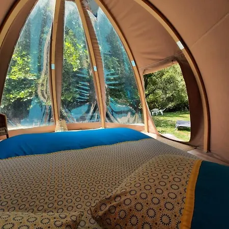 La Wigwam Bleu Du Domaine Du Pas De L'ane 럭셔리텐트 *