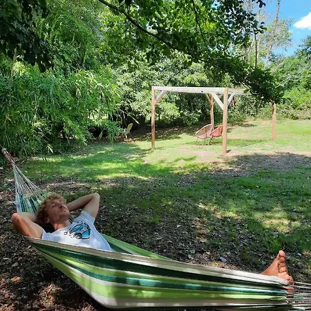 럭셔리텐트 La Wigwam Bleu Du Domaine Du Pas De L'ane *